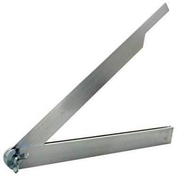 HEDUE Acero falsa escuadra, 20 cm, 1 pieza, T750