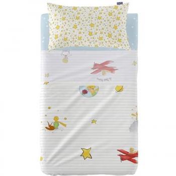 Juego de Sábanas para Maxicuna 120x180 cm - 2 Piezas Multicolor, 100% Algodón, Calidad 150 TC, Fabricado en España