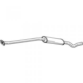 Silenciador intermedio silencioso BOSAL 284-939