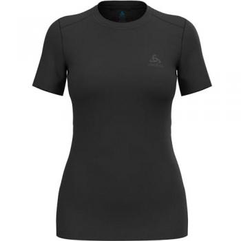Camiseta Térmica de Manga Corta Odlo Merino 160 para Mujeres - Color Negro - Talla M