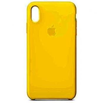 Apple Silicone Case (for iPhone Xs Max) - Mellow Yellow