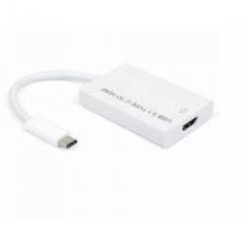 Adaptador USB-C a HDMI M-Cab 15 cm - Datos y Video, Conector Macho/Femenino