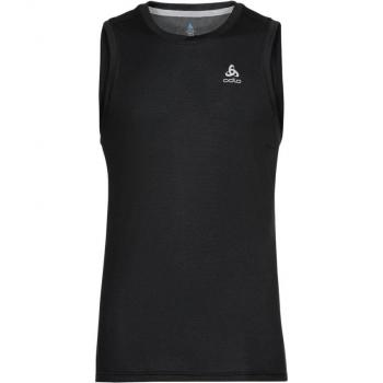 Camiseta Sin Mangas Odlo F-Dry para Hombre, XL, Negra, Transpirable y de Secado Rápido