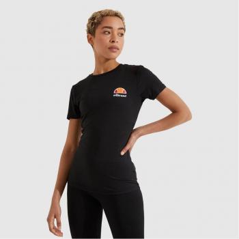 Ellesse Setri Camiseta de Manga Corta para Mujer en Negro Talla S