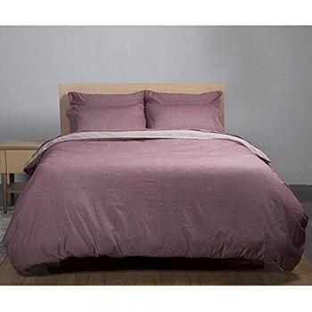 Versace 19v69 Abbigliamento Sportivo SRL nordico + 2 Funda Almohada para Cama 150cm Amaranta, Algodón, Rosa, 250 x 230 cm