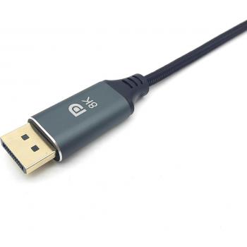 Adaptador de cable de vídeo USB Tipo C DisplayPort 2m Gris (133422)