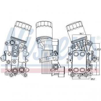 NISSENS 91311 Oil Cooler