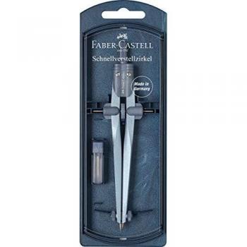 Faber-Castell 174550 Stream 2020 - Compás de ajuste rápido, 1 pieza