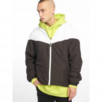Urban Classics 2-Tone Tech Windrunner Jacket - Black/White