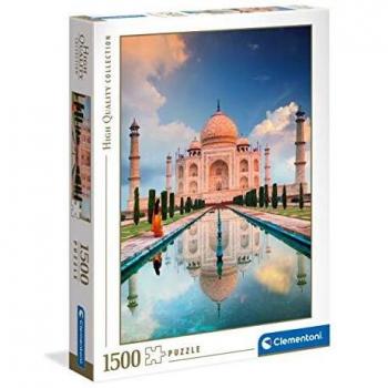 Clementoni - Puzzle 1500 piezas paisaje Taj Mahal, puzzle adulto