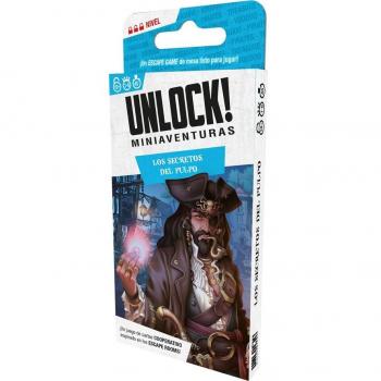 Unlock! Miniaventuras: Los Secretos del Pulpo Juego de Mesa Edad Recomendada 10 Años