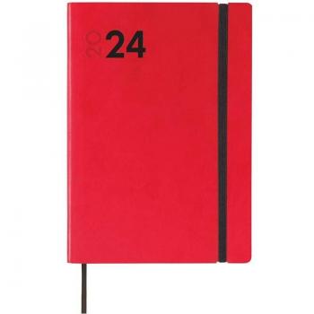 Agenda Finocam 2024 Dynamic Mara Y10 Semana Vista Horizontal Rojo 140x204 mm Multilingüe