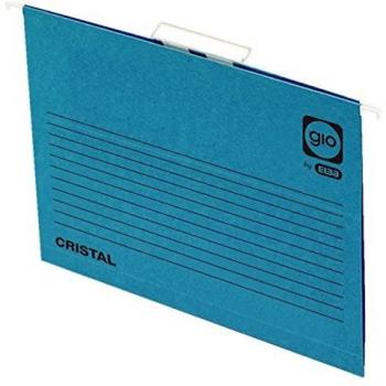 CARPETA COLGANTE GIO BY ELBA CRISTAL V.CORTO Fº AZUL 25UD