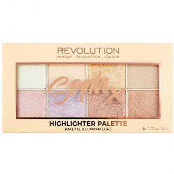 Makeup Revolution - Paleta de Iluminadores Soph X - 16 g, incluye tonos iluminadores diversos, fórmula pigmentada y suave, ideal para resaltar el rostro y aportar luminosidad