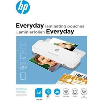 Láminas de laminación HP Everyday A6 80 Micrones (25 unidades)