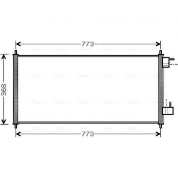 Condensador de aire acondicionado AVA COOLING FDA5361, compatible con PRASCO FDA5361, alta eficiencia energética, diseño compacto, fácil instalación y durabilidad garantizada