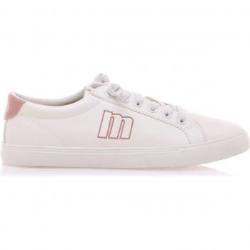 Zapatillas deportivas de mujer Mustang estilo bamba con cordones modelo Aria Blanco
