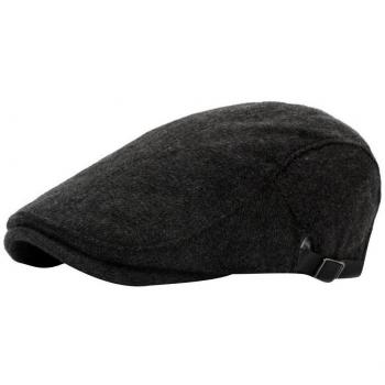 YueLian Hombres Otoño Invierno Novedad Abrigador Casual Ajustable Gorra con Visera Corta Casquillo Gorro Boinas Beret