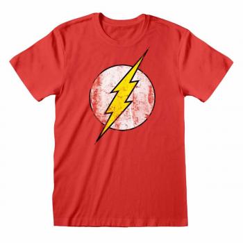 Camiseta unisex roja de The Flash con logo, talla XXL