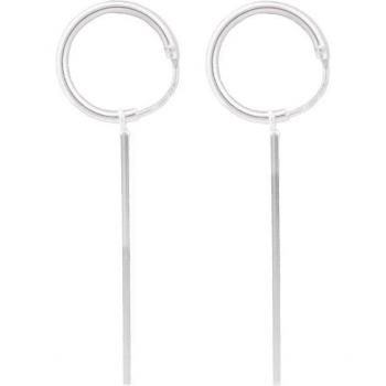 Pendientes Essential de Luxenter en plata de ley 925 con baño de rodio
