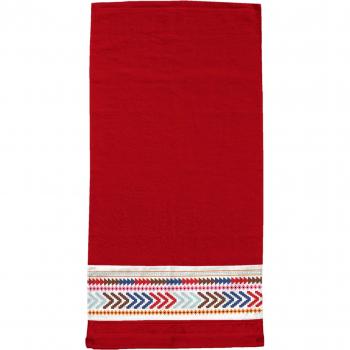JUEGO DE TOALLAS 3 Pieces ETHNIQUE T/A GRENAT/ROSE