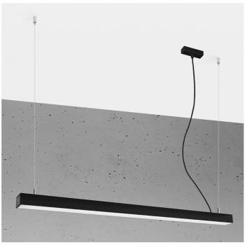 Lámpara de techo Pinne LED 115 Negro 31W