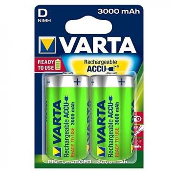 Varta Power Accu D 3000 mAh - Batería/Pila recargable