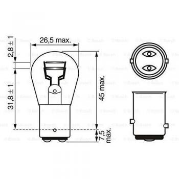BOSCH Lámpara luz intermitente