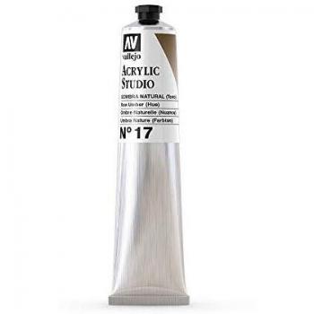 Vallejo : Studio Acrylic Paint : 58ml : Raw Umber