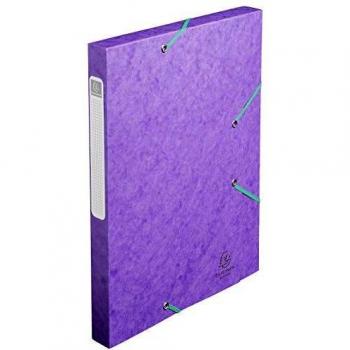 Exacompta 18515H - Carpeta de proyecto con goma, color morado