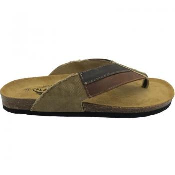 Chancla Hombre Piel Plakton 175884 Marrón
