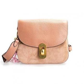 COCCINELLE Zaniah Bimaterial Shoulderbag S Pivoine