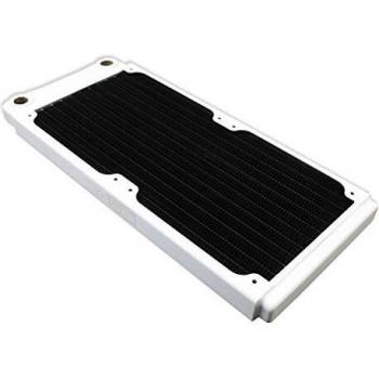 XSPC TX240 Ultra Thin Copper Dual Fan Radiator - White