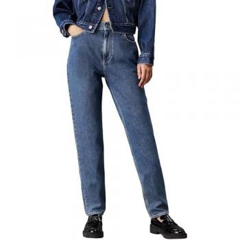 Calvin Klein Women's Blue Mom Fit Jeans, Size 29/30, 5-Pocket Denim