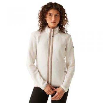 Regatta Women's Elzie Full Zip White Fleece Jacket Size 8