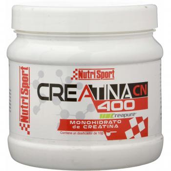 Creatina Monohidratada 100% Pura en Polvo, 400g - Nutrisport