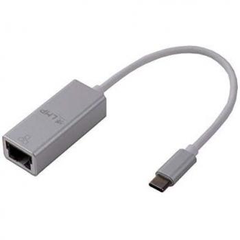 Adaptador USB-C a Ethernet Gigabit Plateado