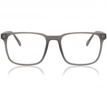 Cuadrado Montuta Completa Plástico Grises Armazones para Hombre - Gafas Recetadas Anti-Azules - SmartBuy Collection