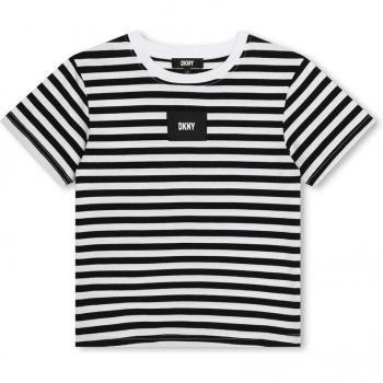 Camiseta de niño DKNY de rayas 100% algodón, manga corta, modelo D60142