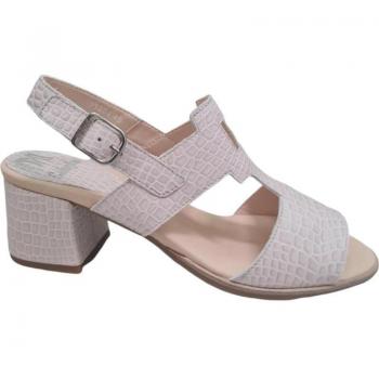 Sandalias para mujer Callaghan en piel malva color morado