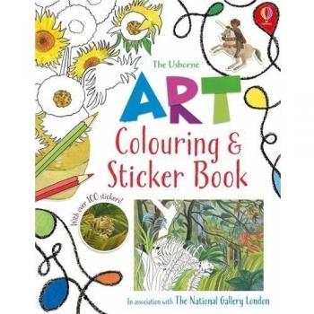 Art Colouring and Sticker Book