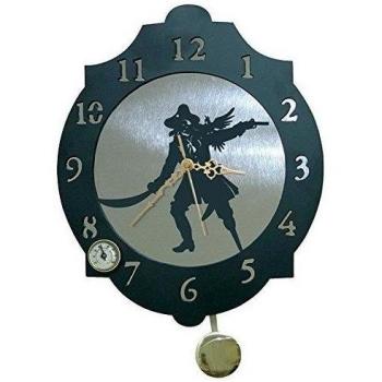 IMEX EL ZORRO El Zorro 11354-Reloj Pirata, 374 x 312 mm, Metal, Gris, 40x34x7 cm