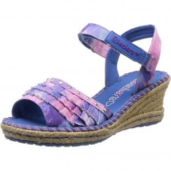 Skechers Tikis Ruffle Ups - Sandalias de vestir para niñas, color blau - bleu