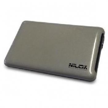 Nilox Box Vacío para Disco Duro, USB 3.0, Color Plateado