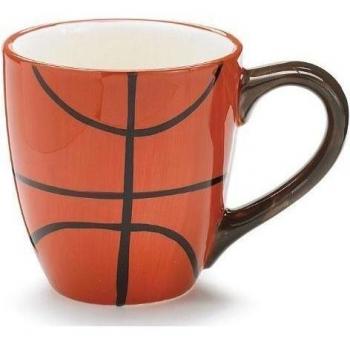 Ceramic 13 Oz Basketball Coffee Mug Great Gift for Basketball Sport Fans by Burton & Burton