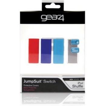 Funda Interruptor GEAR4 JumpSuit para Apple iPod Shuffle G3 - paquete de 4