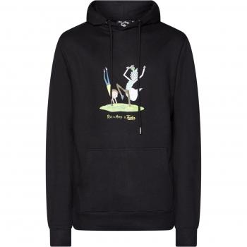 Tealer Portal Unisex Black Hoodie - Rick and Morty Edition