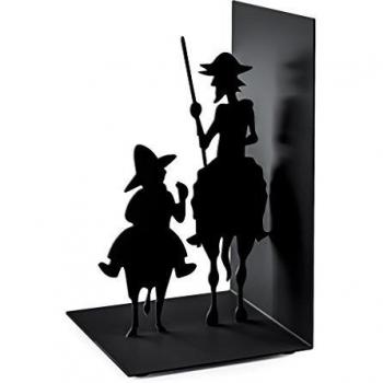 Balvi - Don Quijote sujeta Libros de Metal. Inspirado en la Obra de Cervantes.