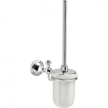 Escobillero de pared Nevis Gedy y Portacepillos Cromo GEDY OI101300000 OLIMPO
