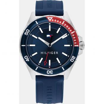 Tommy Hilfiger - Reloj de hombre Logan 1792009 de silicona azul